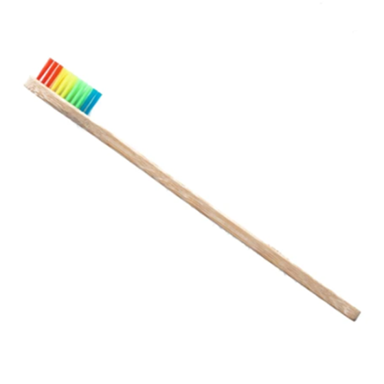 Dirt Don't Hurt - Kids Bamboo Toothbrush with Rainbow Bristles