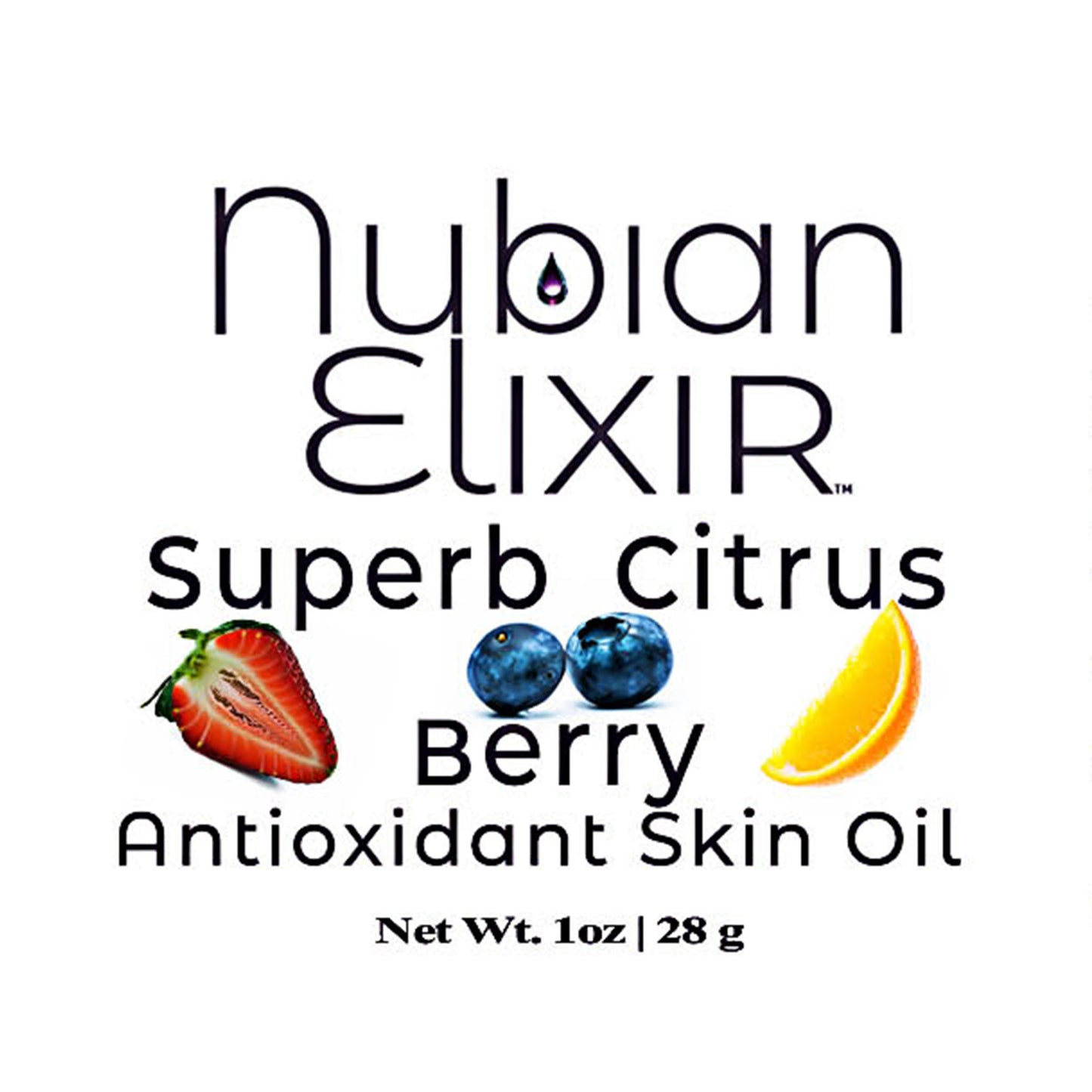 NEW! Nubian Elixir™ Superb Citrus Berry Antioxidant Skin Oil