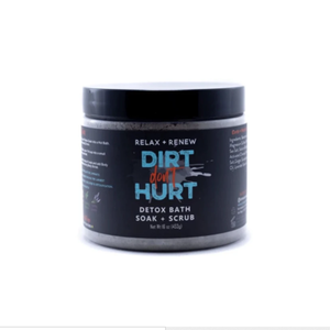 Dirt Don't Hurt - Detox Bath Soak + Scrub; Relax, Rejuvenate + Renew// Makes 6 Baths
