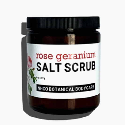 NHCO Botanical Bodycare - Gommage au sel de géranium rose